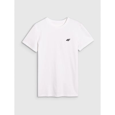 6. T-shirt slim gładki męski (2-pack) męski 4F 4FRMM00TTSHM3068-10S