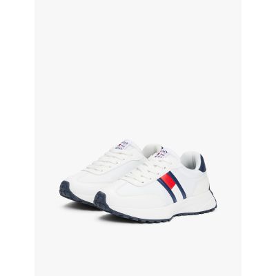 Tommy Hilfiger damksie FLAG LOW CUT LACE-UP SNEAKERS T3X9-33877-1695X336-X336 WHITE/BLUE