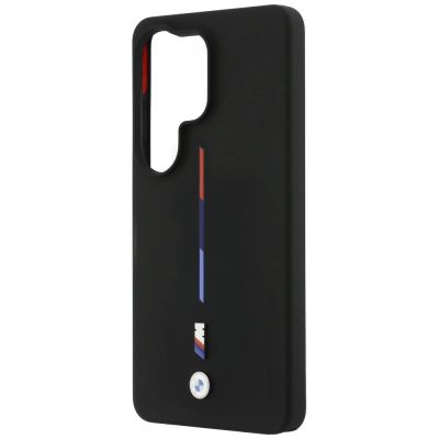 6. Etui BMW M Silicone Tricolor Line MagSafe na Samsung Galaxy S26 Ultra - czarne