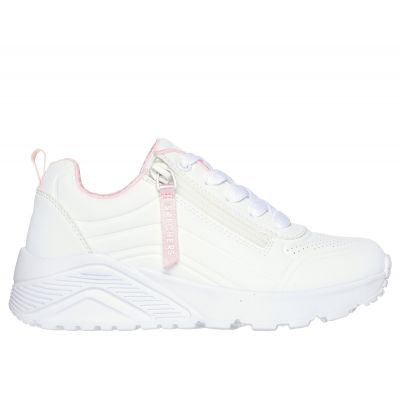 7. Buty Skechers Uno Lite - Easy Zip Jr 310387L WHT