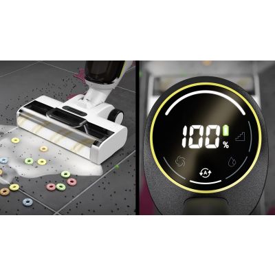 2. Kärcher FCV 4 Bateria Suchy i Mokry Bez worka 180 W Czarny, Biały