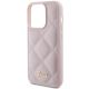 6. Etui Guess Quilted Metal Logo na iPhone 15 Pro Max - różowe