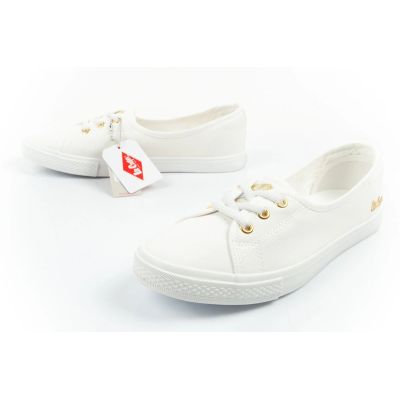 8. Lee Cooper buty trampki damskie sportowe białe wsuwane baleriny