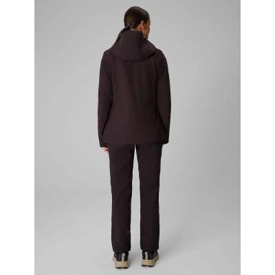 2. Spodnie trekkingowe softshell wiatroodporne membrana 10000 damskie 4F 4FRAW26TFTRF1608-80S