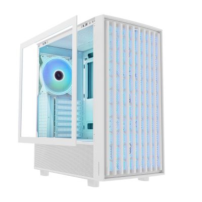 2. MODECOM OBUDOWA BREEZE ARGB FLOW MIDI USB TYPE -C BIAŁA