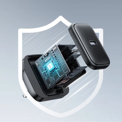 7. Ładowarka sieciowa Joyroom JR-TCF23 25W z kablem USB-C 1m - czarna