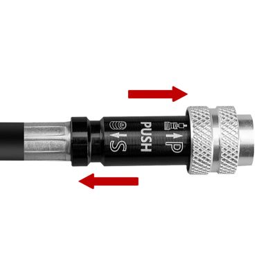 4. Mini pompka rowerowa Rockbros SMART-B 150 PSI do wentyli Presta i Schrader - czarna