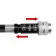 4. Mini pompka rowerowa Rockbros SMART-B 150 PSI do wentyli Presta i Schrader - czarna