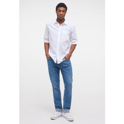 18. Koszula Mustang Clemens Linen Cotton M 1014356-2045