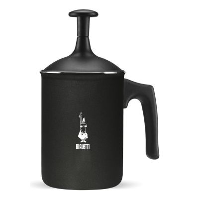 2. Bialetti 00AGR394 spieniacz do mleka Ręczny spieniacz do mleka Czarny