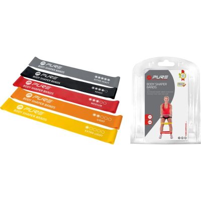 27. ZESTAW GUM DO ĆWICZEŃ FITNESS CROSSFIT MINI BAND 5SZT PURE 2 IMPROVE