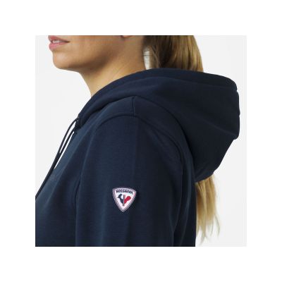 14. Bluza Rossignol W LOGO SWEAT HOOD FL granatowy