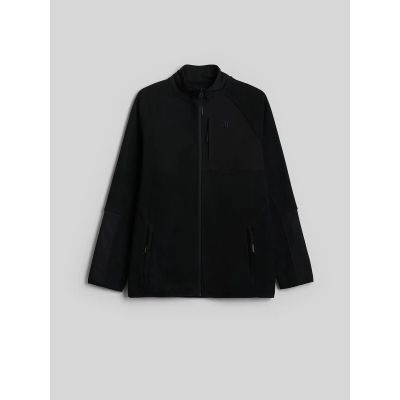 7. Polar ze stójką z panelem z materiału typu softshell męski 4F 4FWAW26TFLEM480-20S
