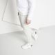 4. Chodaki damskie Birkenstock Boston ESD White skóra naturalna klapki medyczne narrow wąskie (0061378)