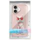 11. Etui Nimmy Glasses Cool Cat na iPhone 16 - różowe