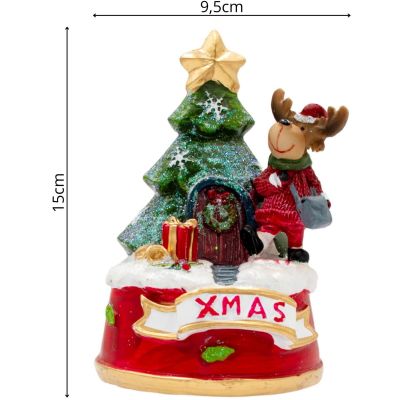 23. DEKORACJA ŚWIĄTECZNA GRAJĄCA RENIFER