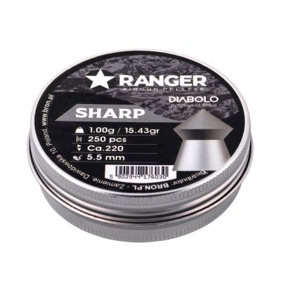 3. Śrut 5,5 mm RANGER Diabolo Sharp szpic 250 szt. 1,00 g
