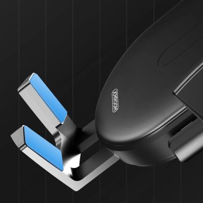 6. Joyroom samochodowy uchwyt na telefon z teleskopowym wysuwanym ramieniem na deskę rozdzielczą i szybę czarny (JR-OK3)