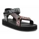 Sandały D.Franklin Forest High Strips Animal Print W DFSH404002-ABLA