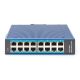 22. Przemysłowy switch 16x 1000Base-TX DIN rozszerzony zakres temperatur