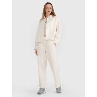 2. Spodnie casual damskie 4F 4FRSS25TTROF1448-11S