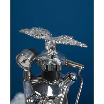 20. La Pavoni Ekspres do kawy Dźwignia ręczna Milano srebrny