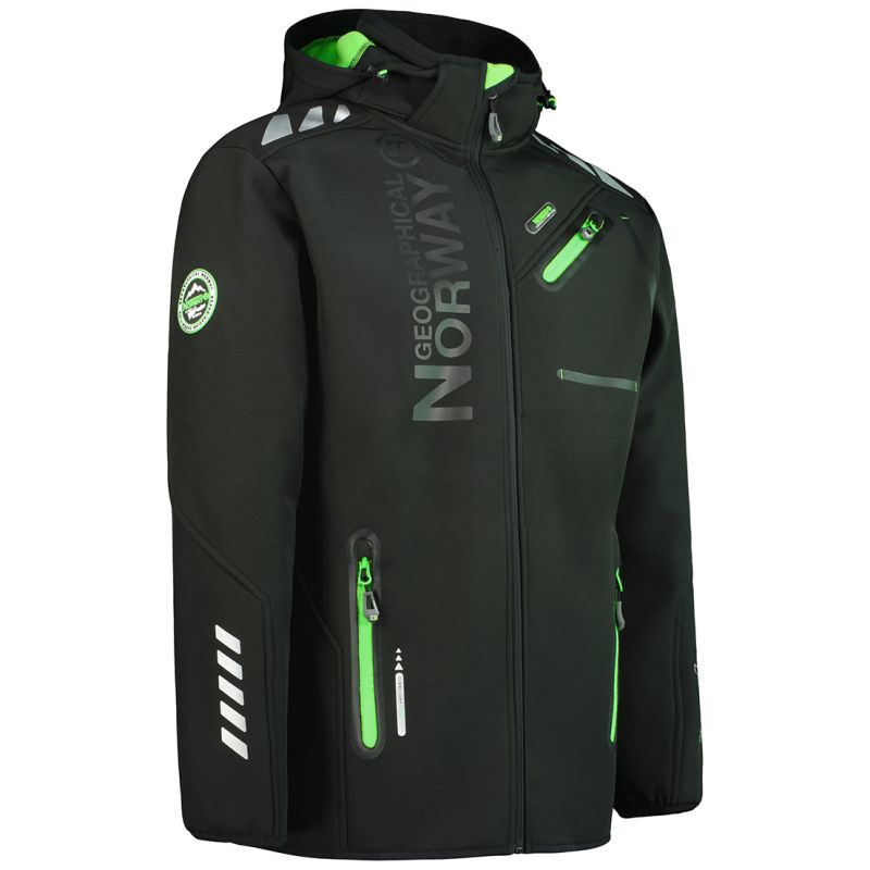 6. Softshell męski Geographical Norway ROYAUTE MEN ASS A BS2 056 (WT1804H/GN-BLACK / GREEN)