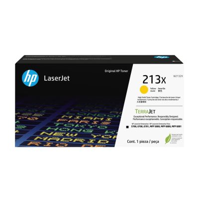 12. HP Oryginalnym wkładem z żółtym tonerem o wysokiej wydajności 213X LaserJet