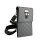 3. Torebka Karl Lagerfeld Ikonik Karl Monogram Patch - srebrna