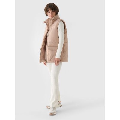 8. Bezrękawnik puchowy z wypełnieniem syntetycznym damski 4F 4FWAW24TVJAF135-83S