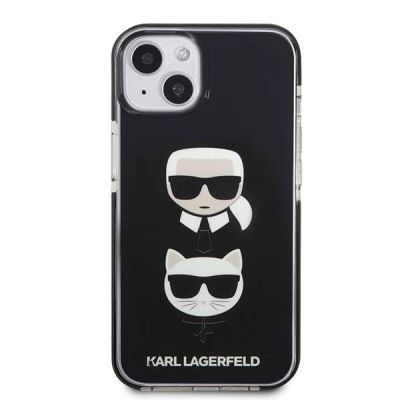 3. Etui Karl Lagerfeld Karl&Choupette Head na iPhone 13 - czarne