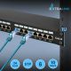 11. Patch panel Extralink  EX.9830 (1U; kat. 5e; 24xRJ-45)