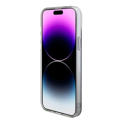 5. Etui Guess IML Iridescent MagSafe na iPhone 15 / 14 / 13 6.1" - multikolor