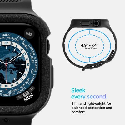 14. Pasek Spigen Vault Pro na Apple Watch 42 mm - czarny mat