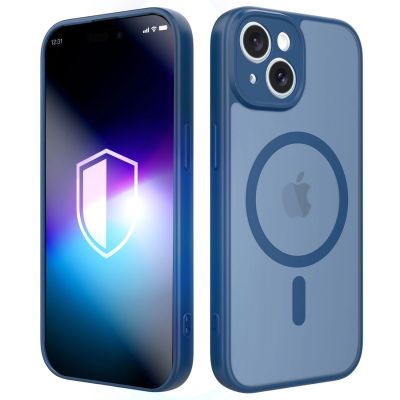 Etui 3mk Misty MagCase na iPhone 15 - niebieskie