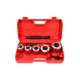 3. AWTOOLS AW20612 ZESTAW GWINTOWNIC DO RUR 5szt. 3/8", 1/2", 3/4", 1", 1-1/4"/ WALIZKA
