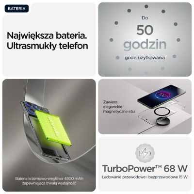 14. Motorola edge 70 17 cm (6.7") Dual SIM Android 16.0 5G USB Type-C 12 GB 512 GB 4800 mAh Szary