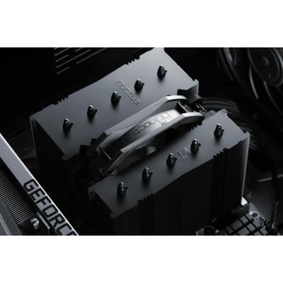 5. Noctua NH-D12L Procesor Chłodnica powietrza 12 cm Aluminium, Czarny 1 szt.