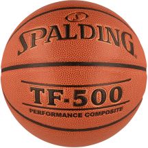 Piłka do koszykówki Spalding TF-500 USA wykonana ze skóry kompozytowej zapewniającej doskonały chwyt