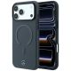 Etui Mercedes Leather 3D MagSafe do iPhone 18 Pro / 17 Pro - antracytowe