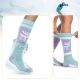 4. Skarpetki narciarskie Qunature 037202 rozmiar 43-48 (L/XL) - fioletowo-zielone