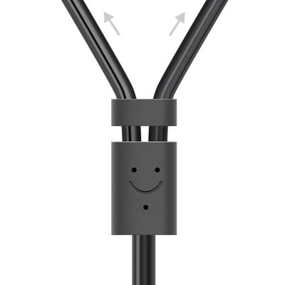 3. Kabel Ugreen AV102 10511 3,5 mm mini jack (męski) / 2RCA (męski) 1.5m - szary