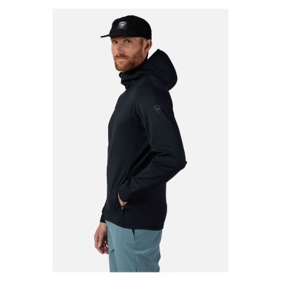 3. Bluza męska ROSSIGNOL Mid Layer Thin Fz czarna