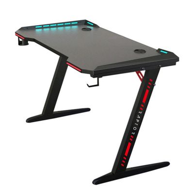 7. Biurko gamingowe Raptor GT100 120x60cm RGB czarne