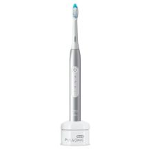 Ultradźwiękowa szczoteczka do zębów Oral-B Pulsonic Slim Luxe 4000 - Codzienna pielęgnacja - Sensitive - dla białych zębów - 62000 ruchów na minutę - Platinum - 2 min