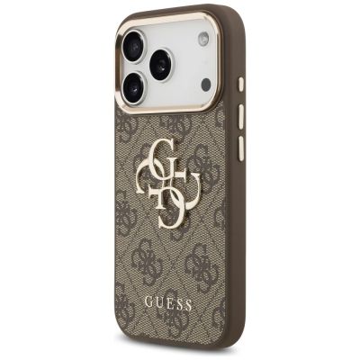 2. Etui Guess 4G Big 4G Classic Logo na iPhone 17 Pro Max / 18 Pro Max - brązowo-złote