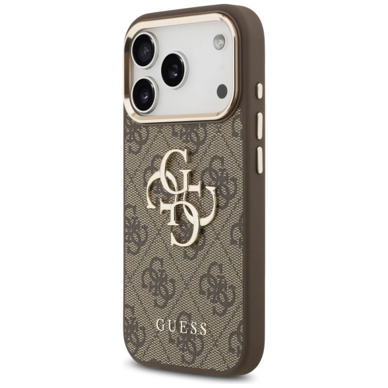 2. Etui Guess 4G Big 4G Classic Logo na iPhone 17 Pro Max / 18 Pro Max - brązowo-złote