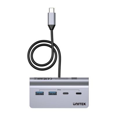 19. UNITEK HUB ALUMINIOWY USB-A/C 2X USBA 2X USBC 5GBP
