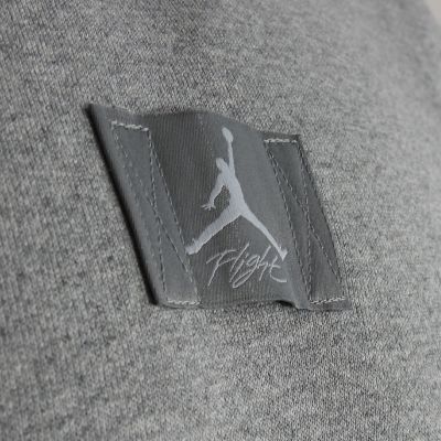 4. Męska bluza z kapturem Air Jordan Flight Fleece Szara - FV7247-091