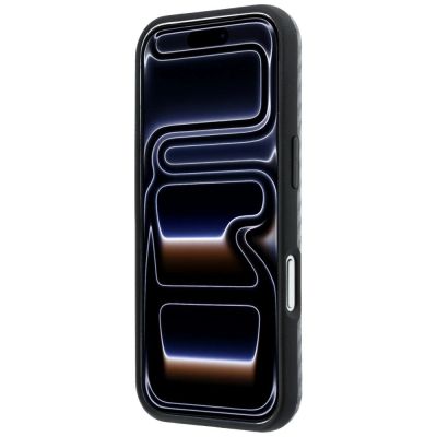 5. Etui BMW M Carbon Metal Logo MagSafe na iPhone 17 Pro / 18 Pro - szare